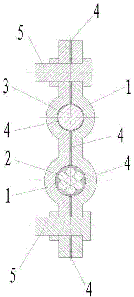 一种加强格宾石笼网格联接的钢绞线锚具的制作方法