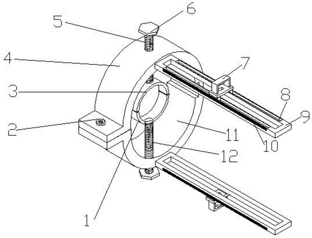 一种用于霍普金森杆系统光束锁定应变片位置装置及使用方法与流程