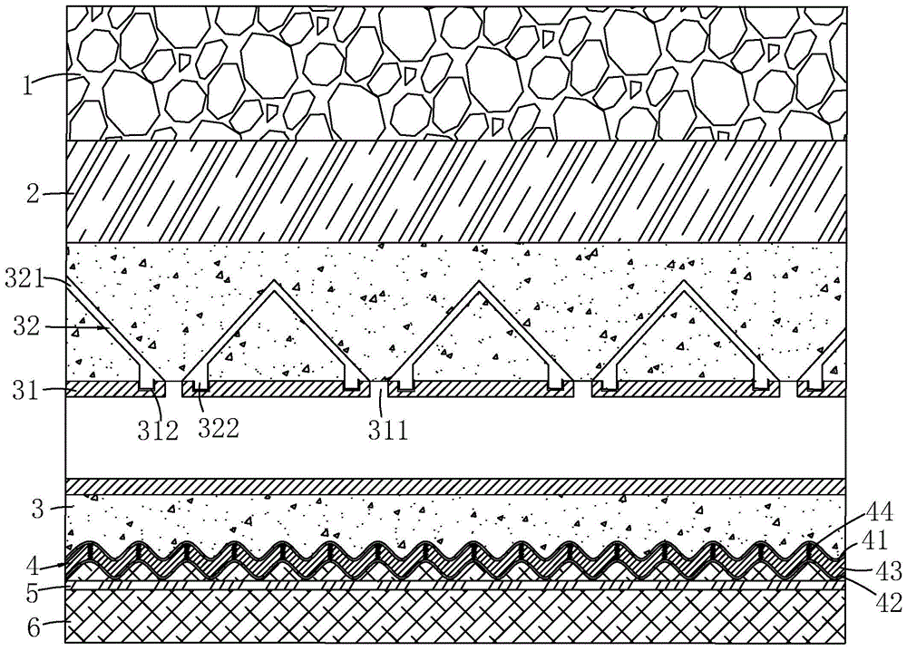 一种透水路基结构的制作方法