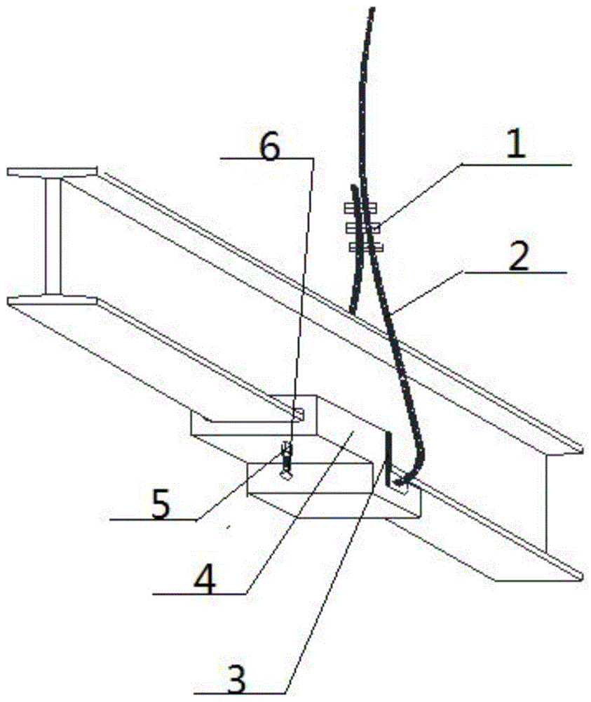 一种工字钢悬挑脚手架钢丝绳定位装置的制作方法