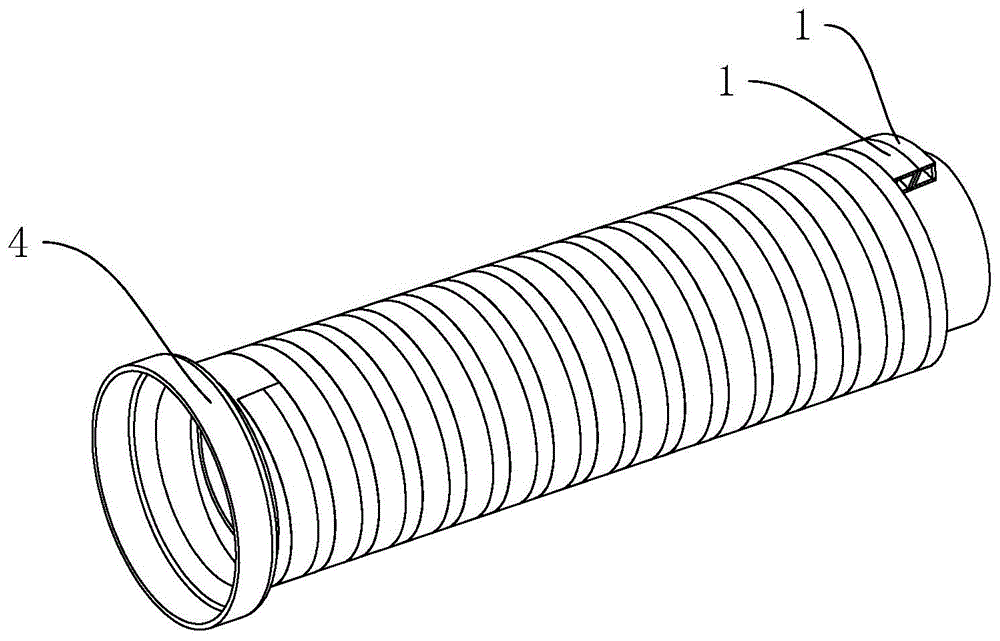 一种高密度聚乙烯承插式双壁缠绕管的制作方法