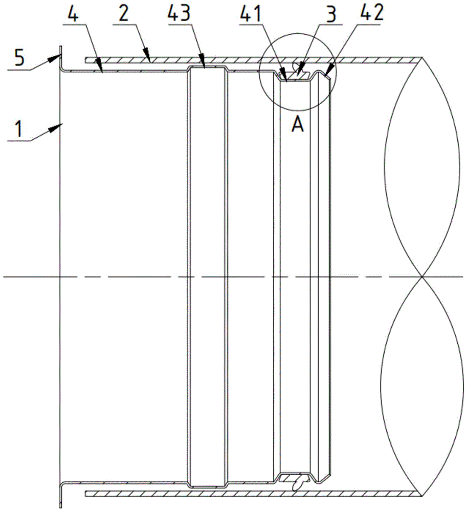 一种圆形管道连接结构的制作方法
