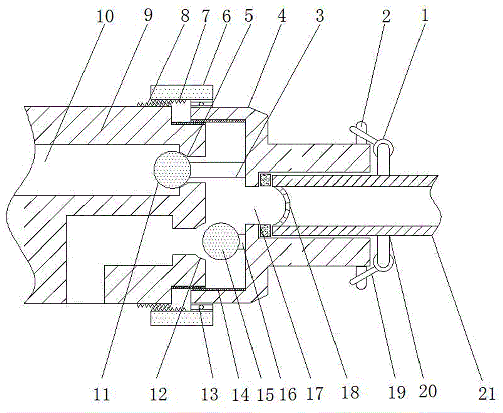 一种具有排气件的快速接头的制作方法