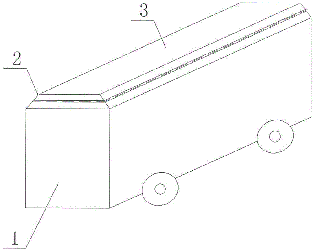 客车用LED灯带安装结构的制作方法