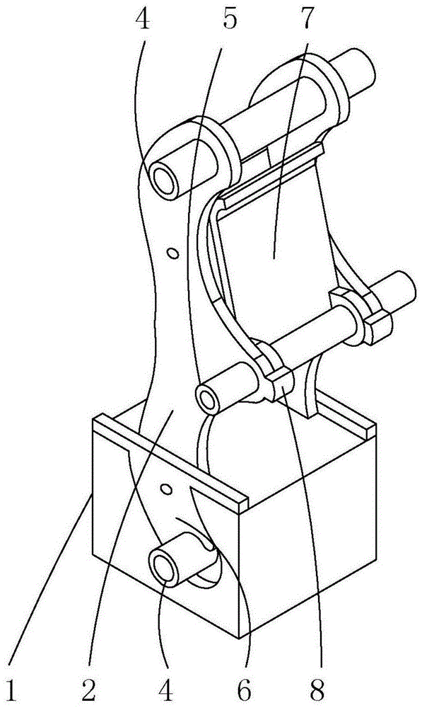 一种扶手杆支撑座的制作方法