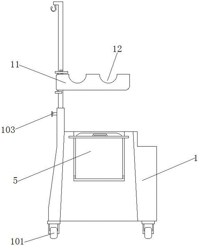 心胸科多功能康复助行器的制作方法