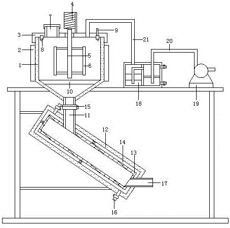 一种用于水性涂料的板式过滤机的制作方法