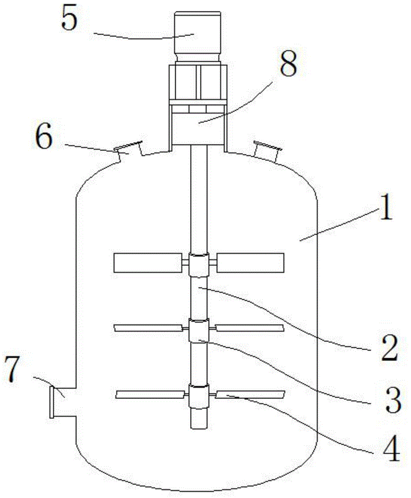 一种反应釜搅拌装置的制作方法