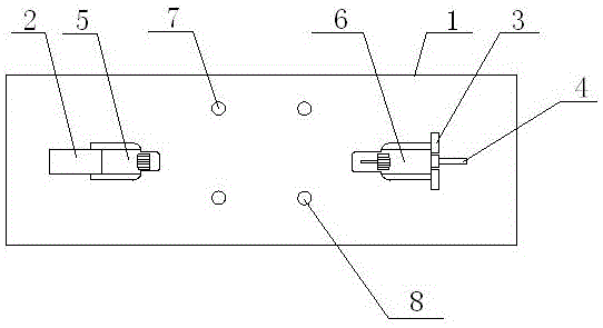 一种中部槽侧板组件点焊定位装置的制作方法