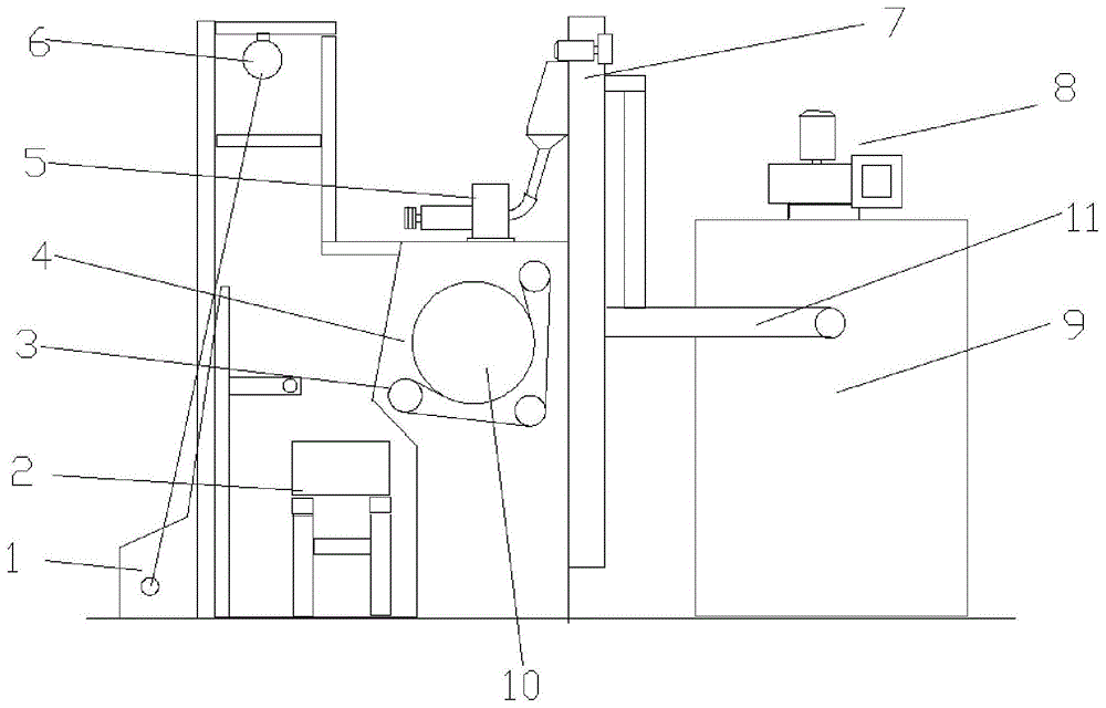 一种新型履带式抛丸机的制作方法