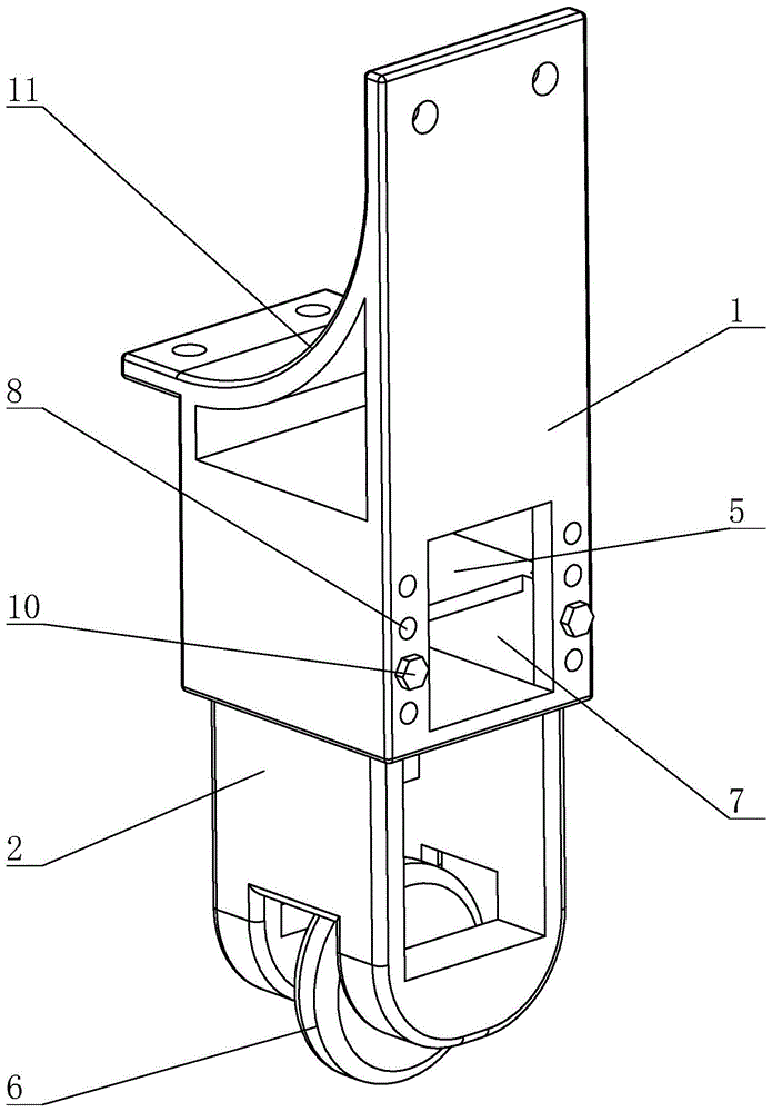 可调式侧卸式矿车卸载臂的制作方法