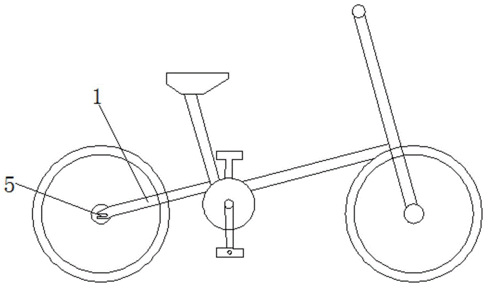 一种儿童自行车辅轮快拆结构的制作方法