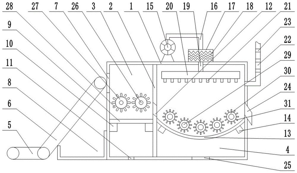 一种除杂棉花清花机的制作方法