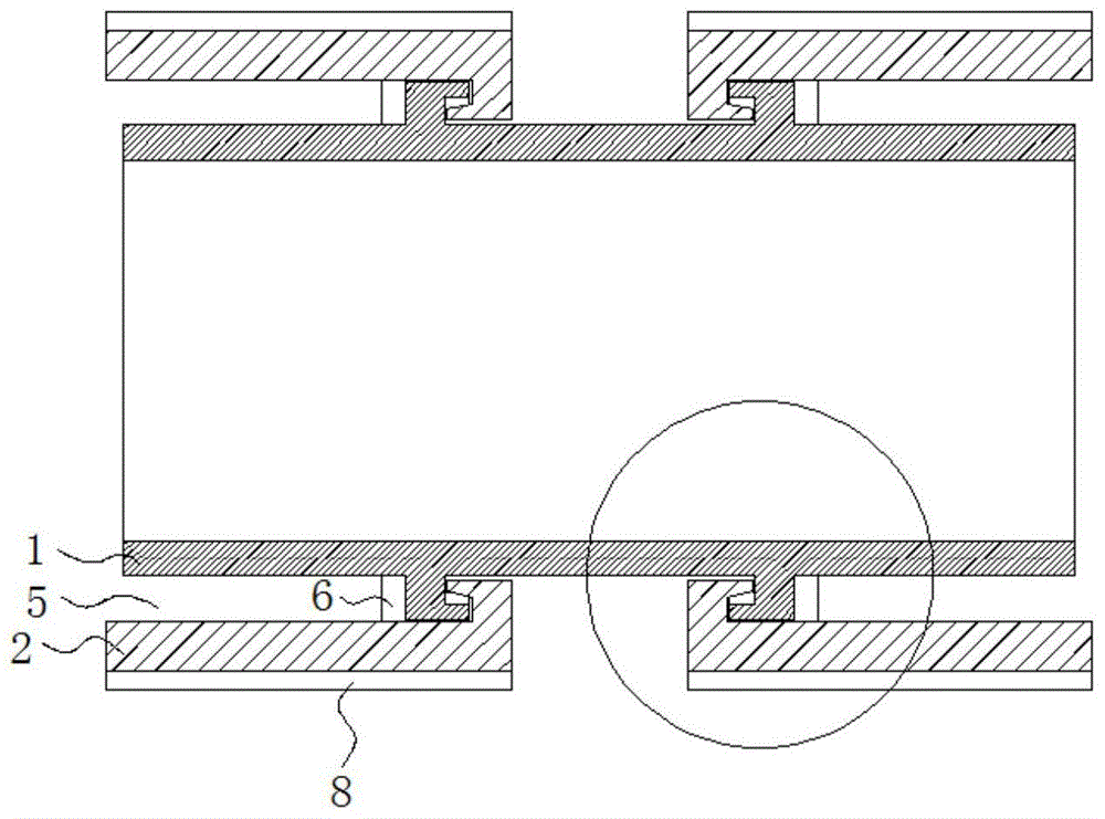 一种HDPE中空壁缠绕管连接组件的制作方法