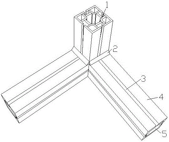 一种建筑方柱连接钢结构的制作方法