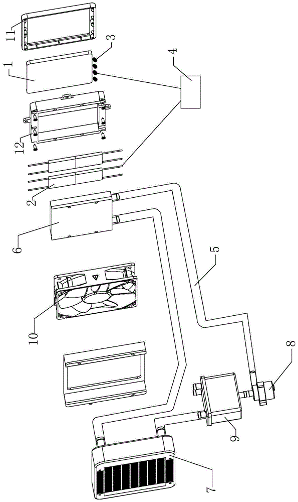 半导体制冷低温板式冷源的制作方法