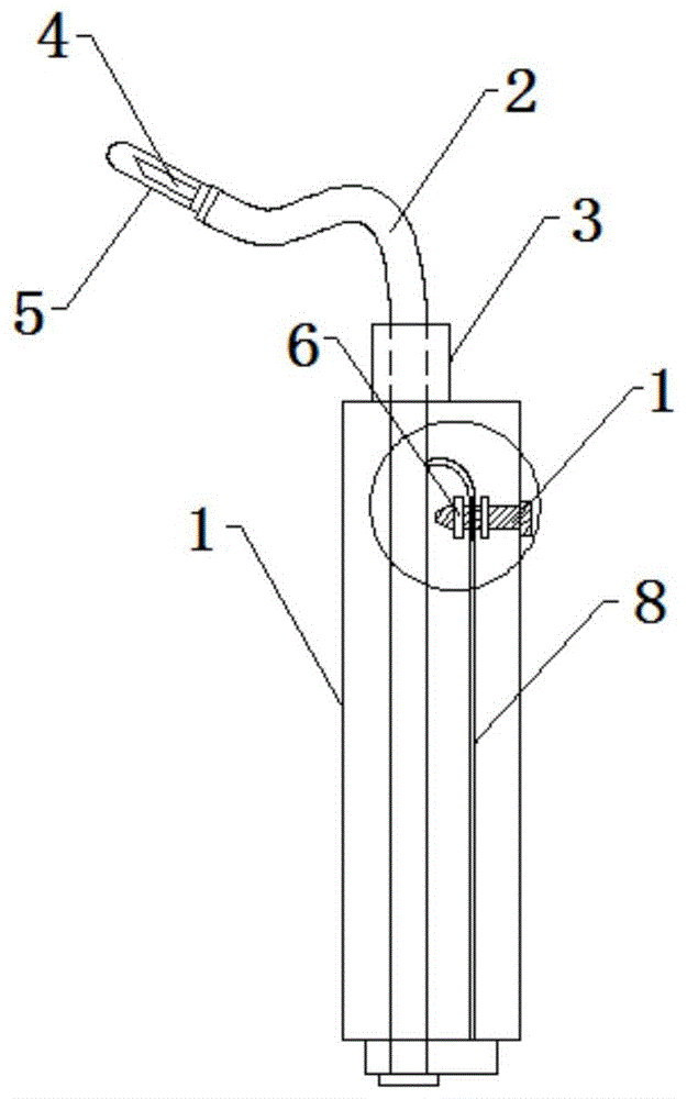 一种针头可回弹安全输液器的制作方法