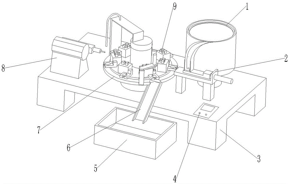 一种减震器支承座全自动钻孔机的制作方法