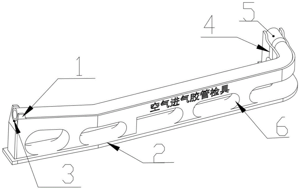 一种3D打印制造快速检测管道形变及尺寸规格的检具的制作方法