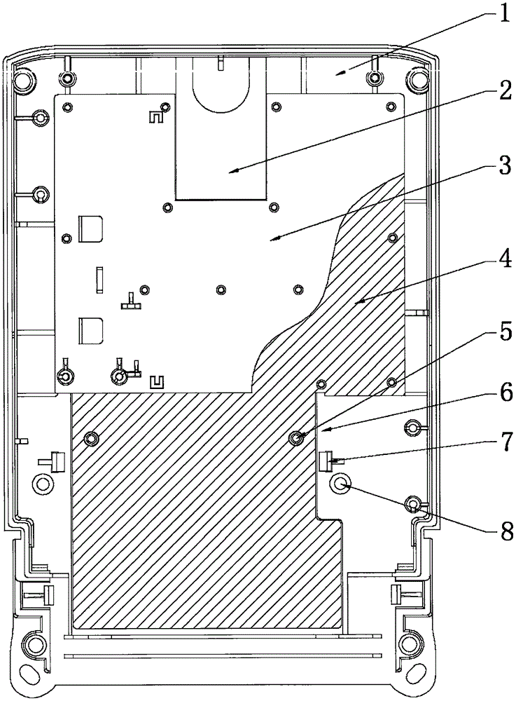 一种电表壳体均热加强结构的制作方法