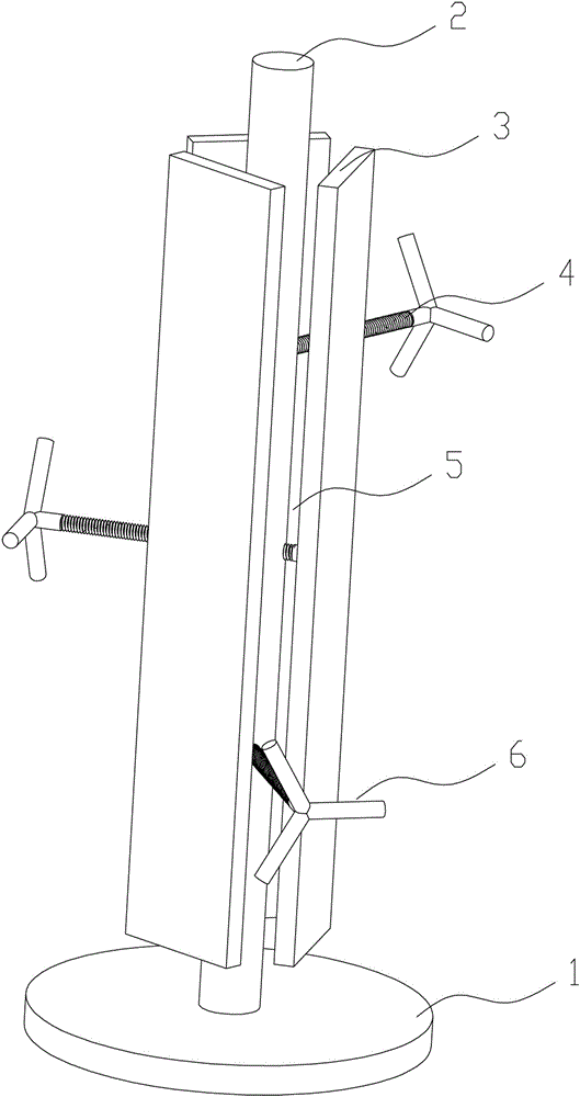 一种三角型变压器铁心装配架的制作方法