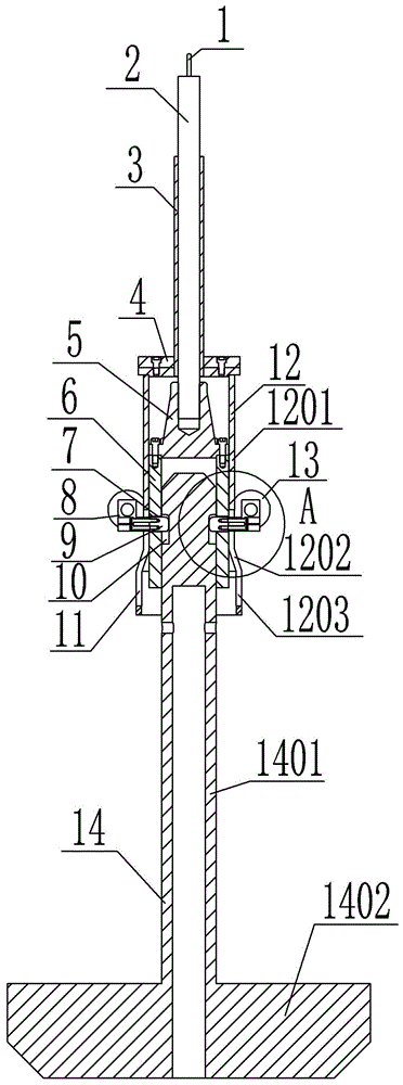 热处理炉自锁紧吊具的制作方法