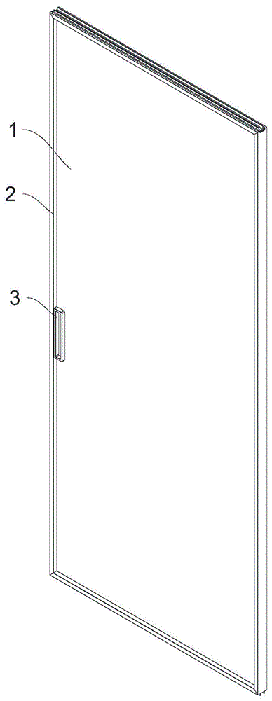 单玻璃隔断门的制作方法
