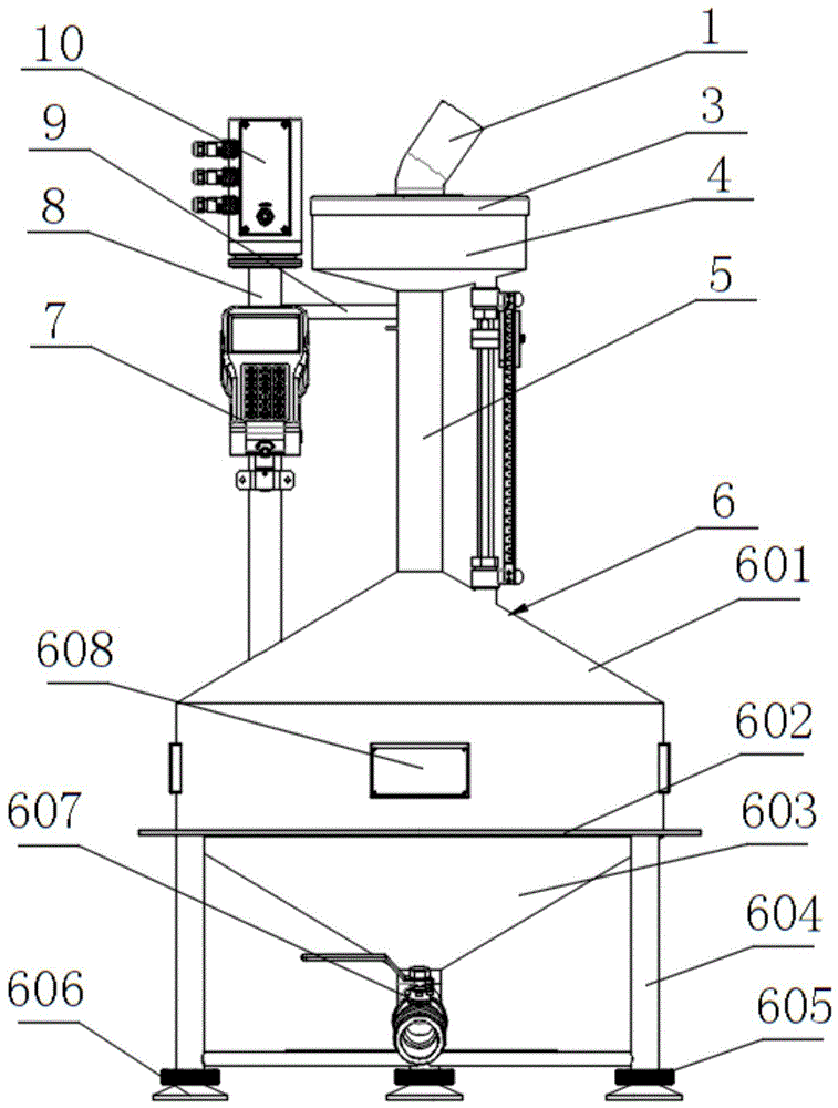 一种标准金属量器注液口的结构的制作方法
