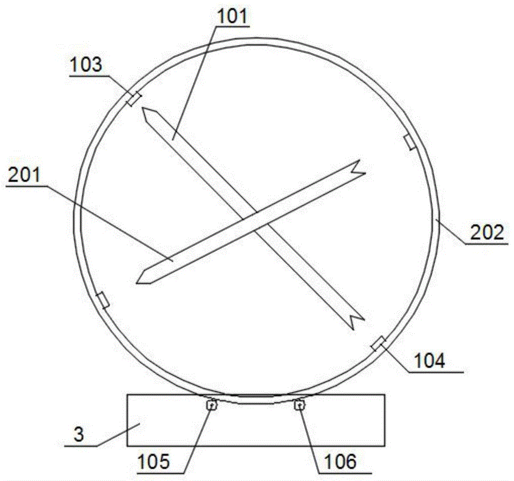 一种指针悬浮钟表的制作方法