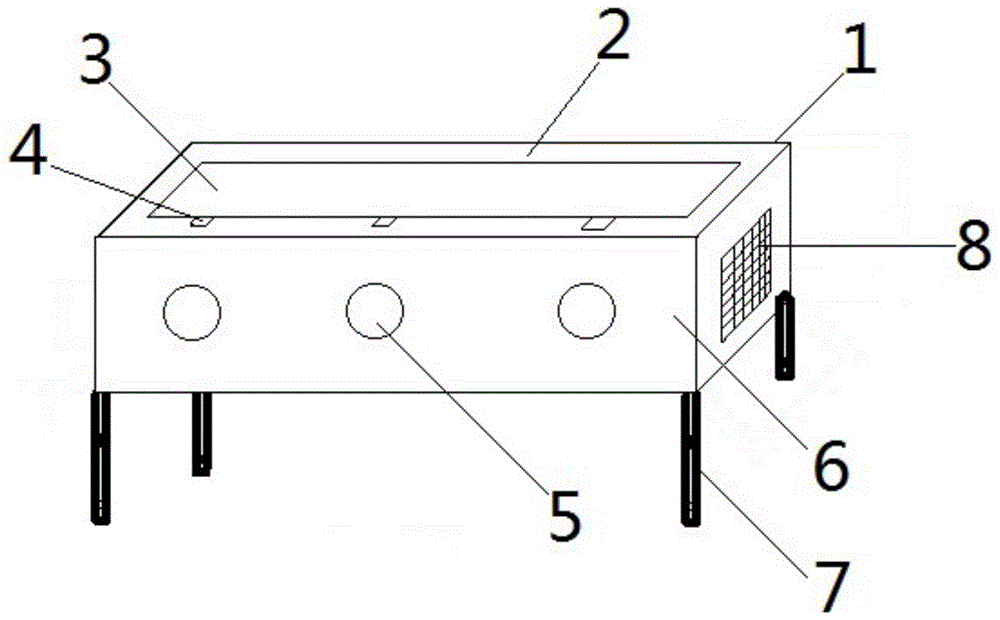 一种可拆卸伸缩式配变高压柱保护盒的制作方法