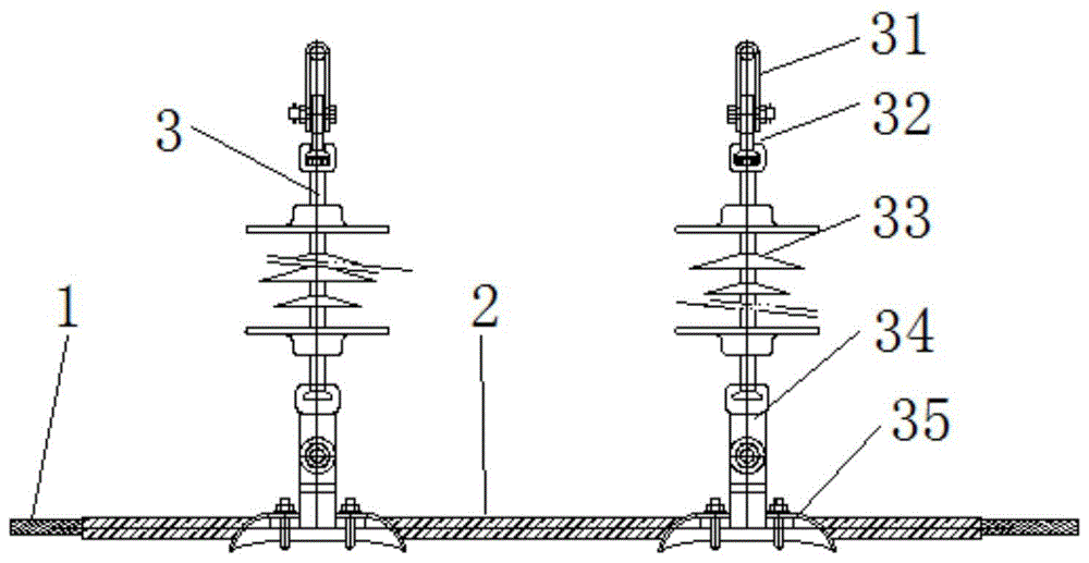 一种导线悬垂用预绞式安全备份线夹安装结构的制作方法
