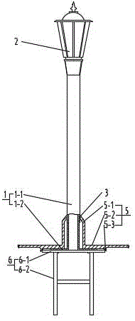 一种路灯的制作方法