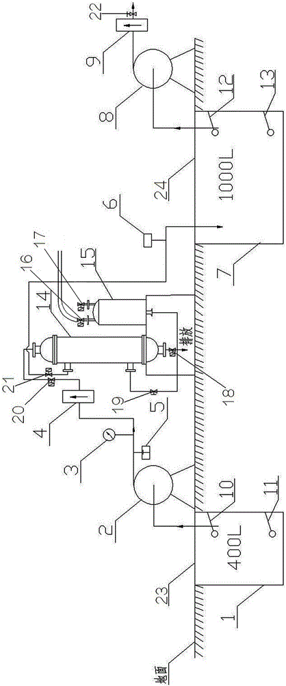 冷凝水回收过滤再使用节能系统的制作方法