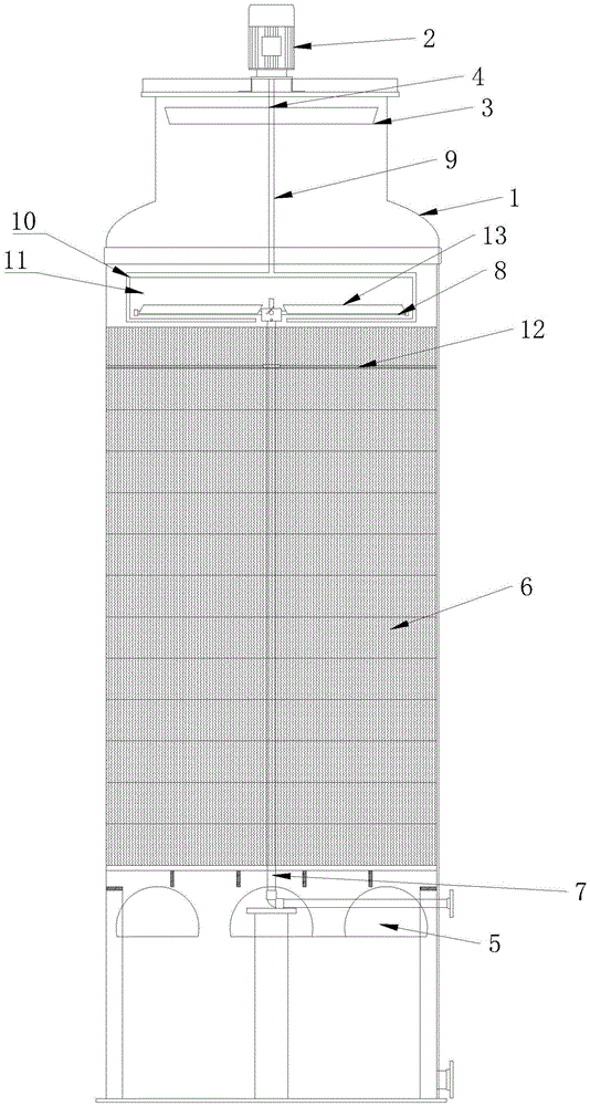 一种耐强碱超高程聚丙烯冷却塔的制作方法