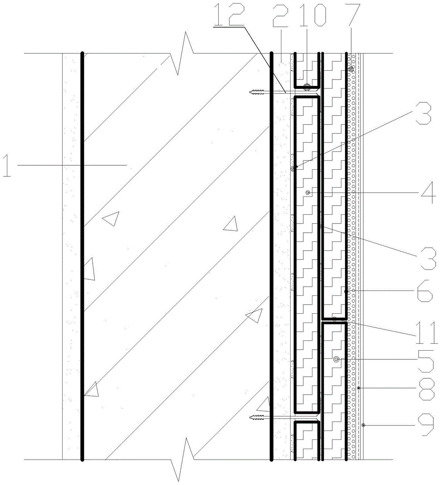 一种被动式建筑外墙保温结构的制作方法