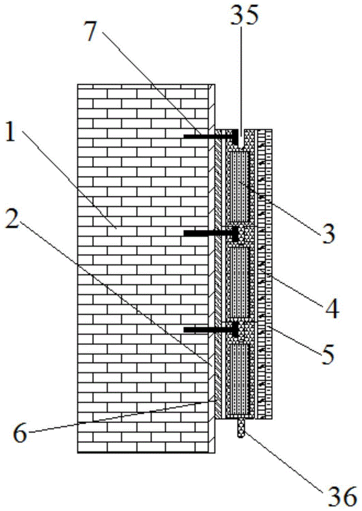 一种外包聚氨酯复合板的复合保温墙体的制作方法