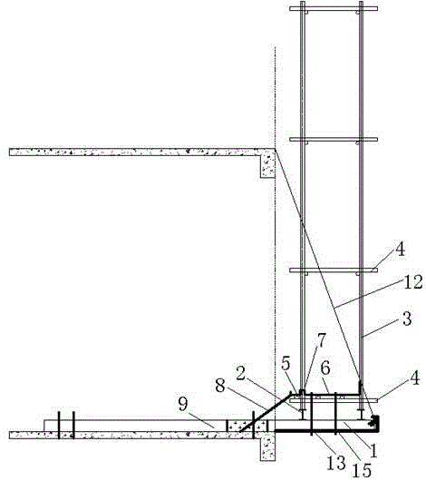 脚手架用定制封堵钢板的制作方法