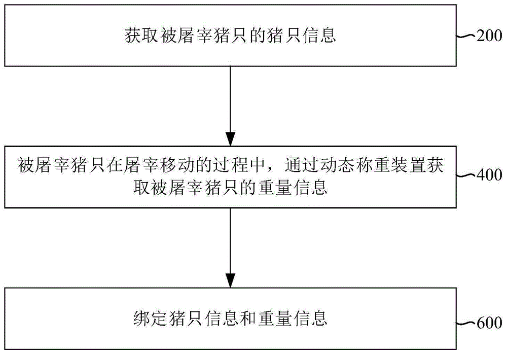 被屠宰猪只称重的管理方法及管理系统与流程