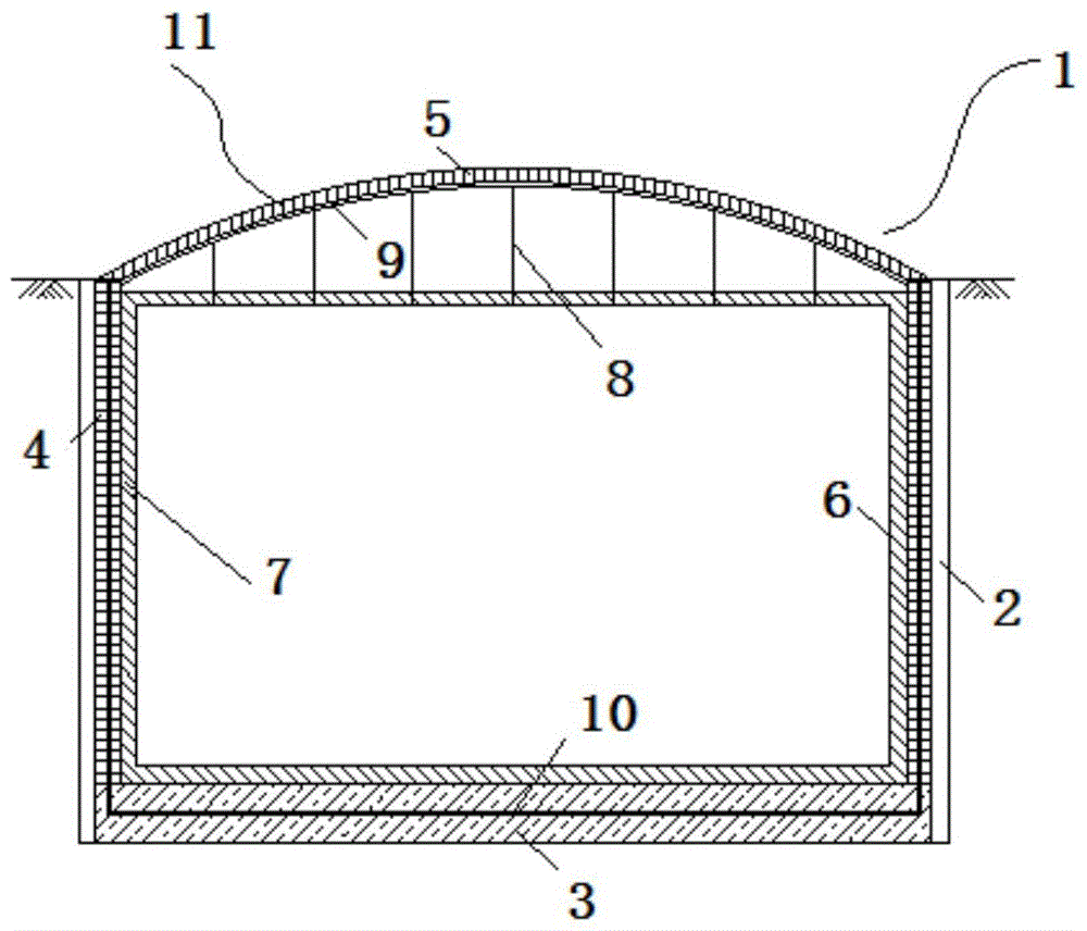 一种地下LNG储罐的制作方法