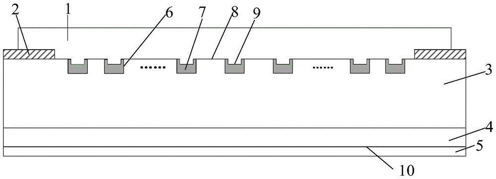一种沟槽结构结势垒肖特基二极管的制作方法