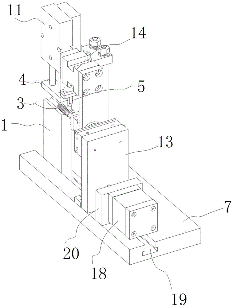 一种塑壳断路器弹簧两端半自动上吊攀装置的制作方法