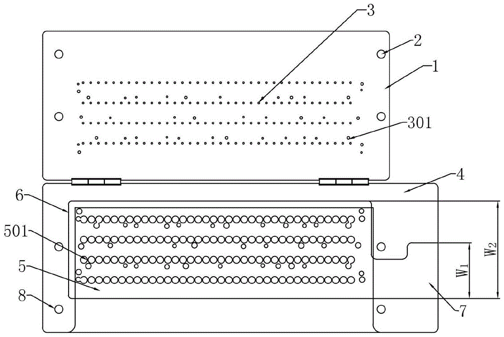 一种多孔产品的排废治具的制作方法