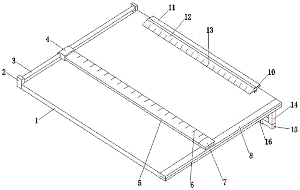 一种建筑设计专用绘图板的制作方法