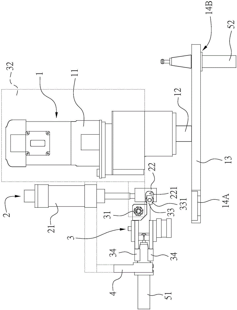 自动加工机换刀机构的制作方法