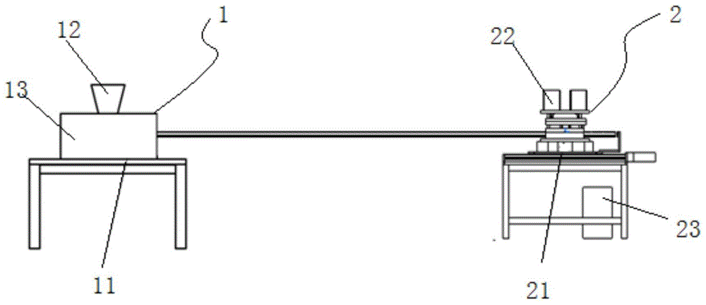 一种尼龙导向架挤出和冲切设备的制作方法