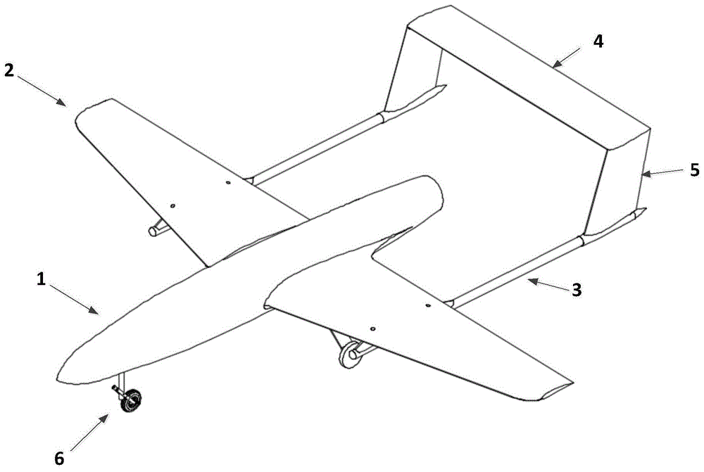 一种高速双尾撑布局无人机的制作方法