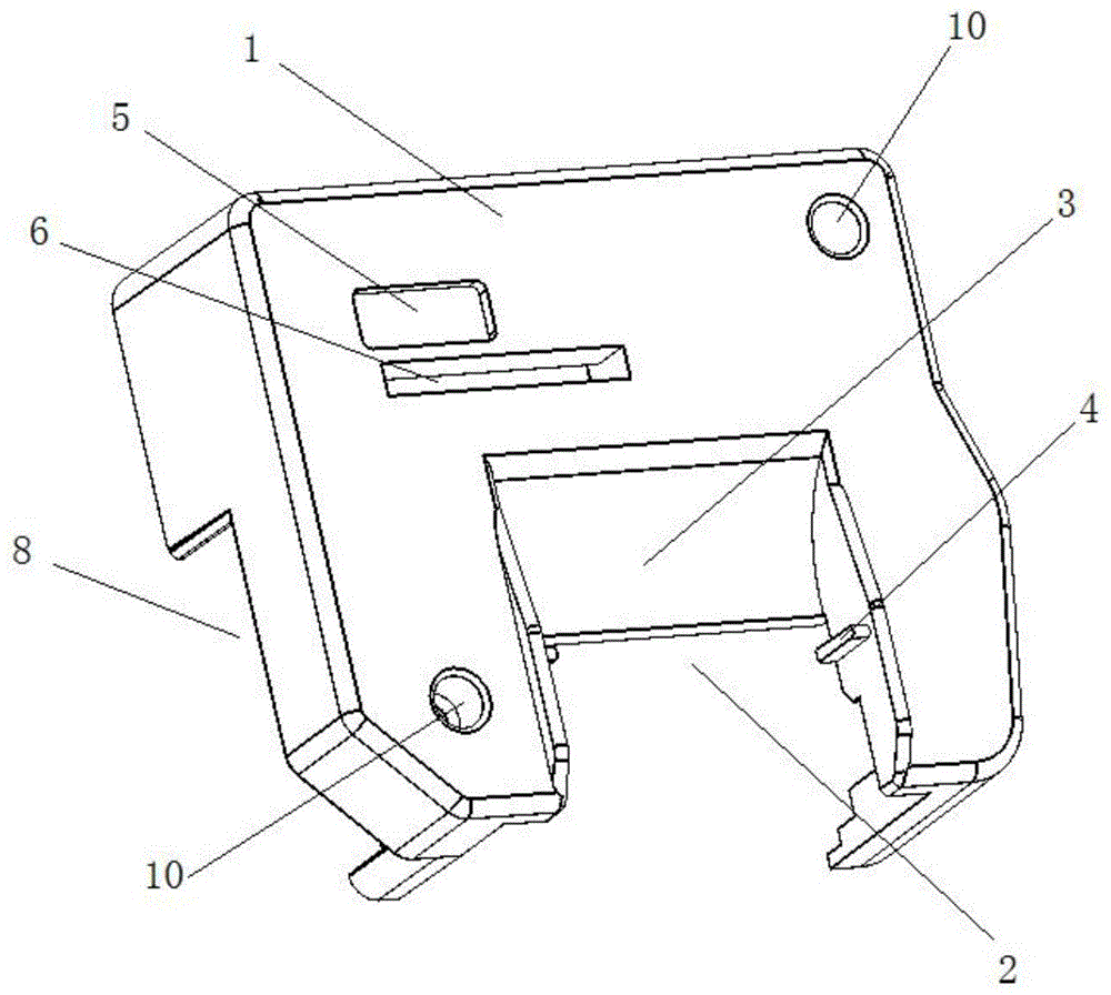 一种基于复印机的鼓架外置芯片槽结构的制作方法