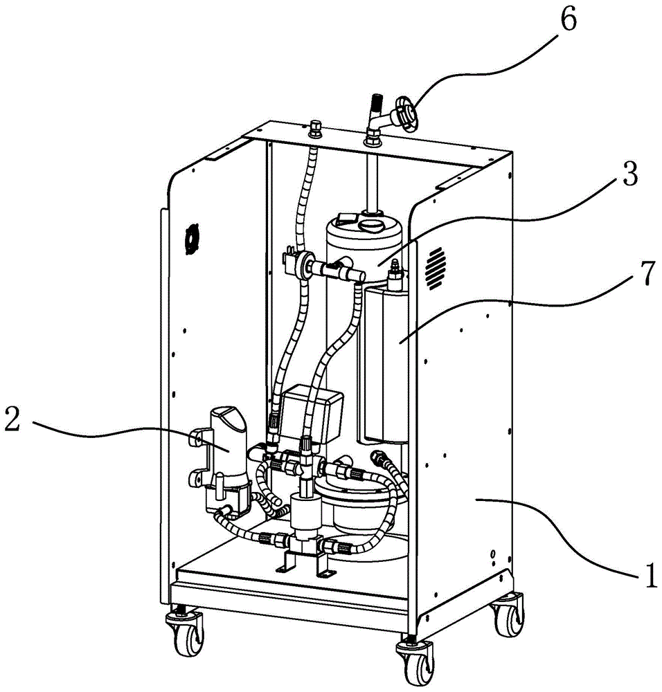 一种蒸汽熨烫机的水位监测结构的制作方法