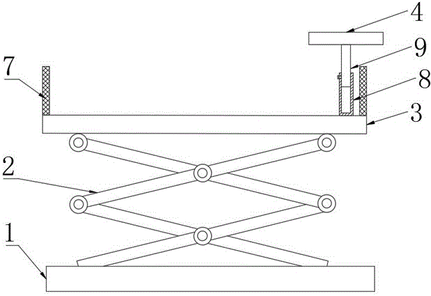 一种管型母线支柱绝缘子检修平台的制作方法