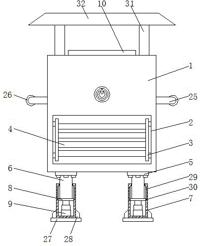 一种多功能光伏逆变器测试用机箱的制作方法